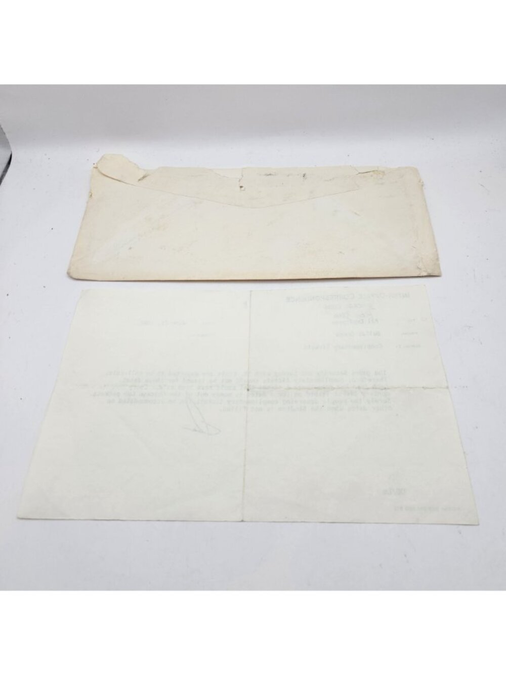 MLB Chicago Cubs 1982 Inter-Office Memo Envelope Signed AUTO Dallas Green 1982 - Picture 7 of 7